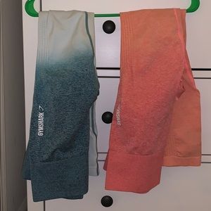 Ombré Gymshark leggings bundle!